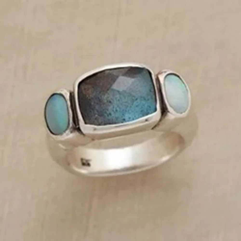 Inlaid Zircon Personality Ring Fashion Men And Women