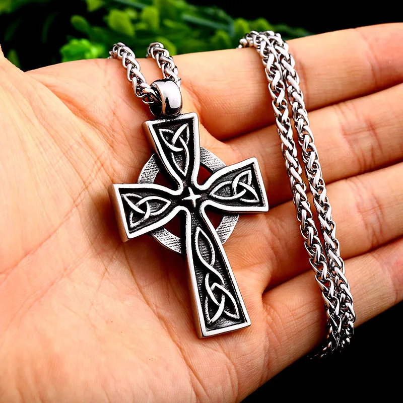 Stainless Steel Pendant Men's Creative Cross
