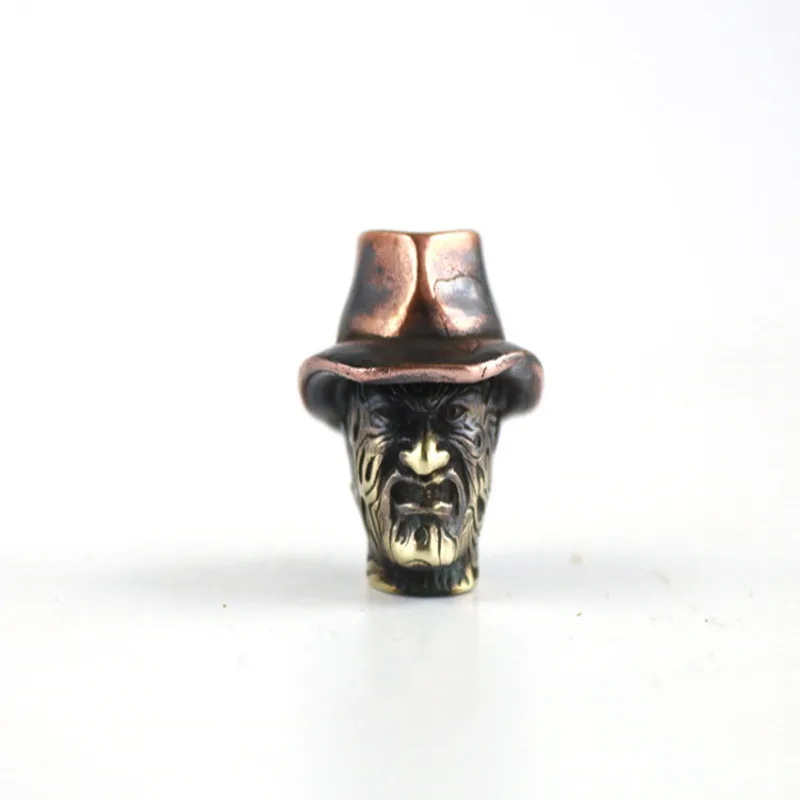 Personality EDC Vintage Pure Copper Motorcycle Denim Pendant
