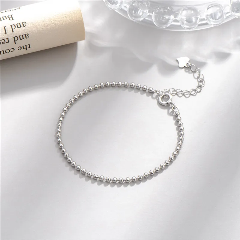 Women's Double Small Round Bead Bracelet