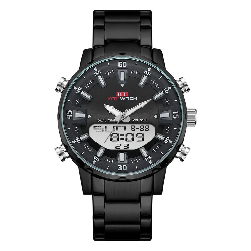 Dual Movement Luminous Large Dial Watch