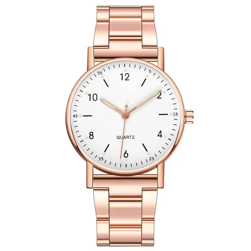 Fashion Luminous Men's Steel Band Quartz Watch