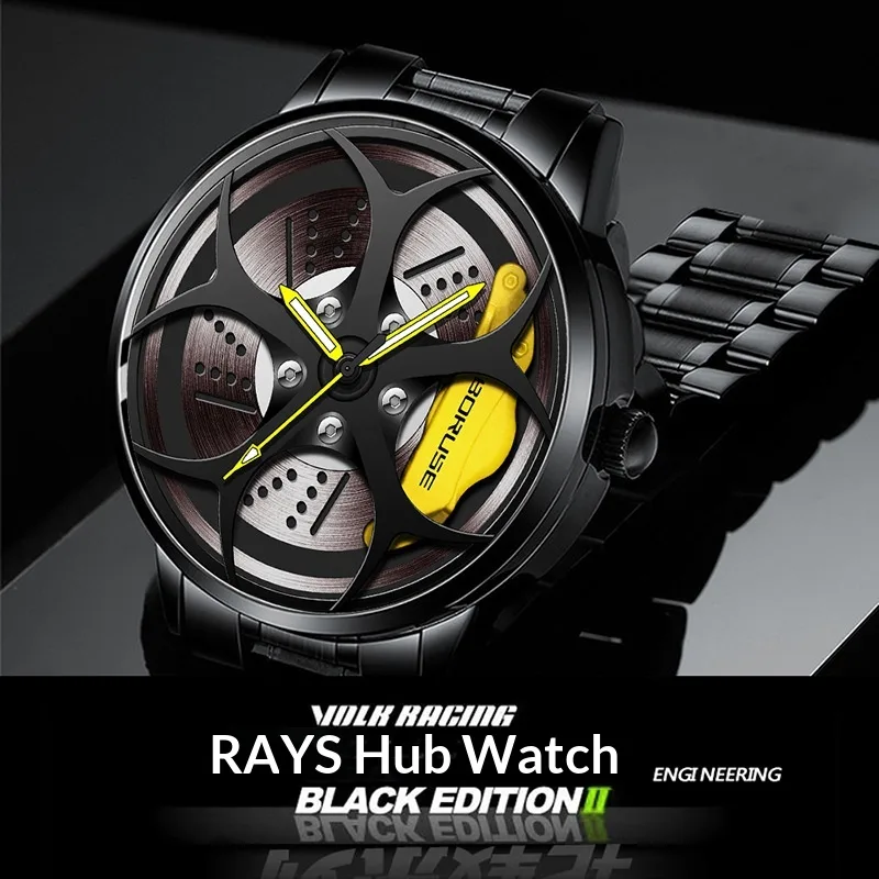 Mens Stainless Steel Watch Stylish Luminous Timepiece For Men