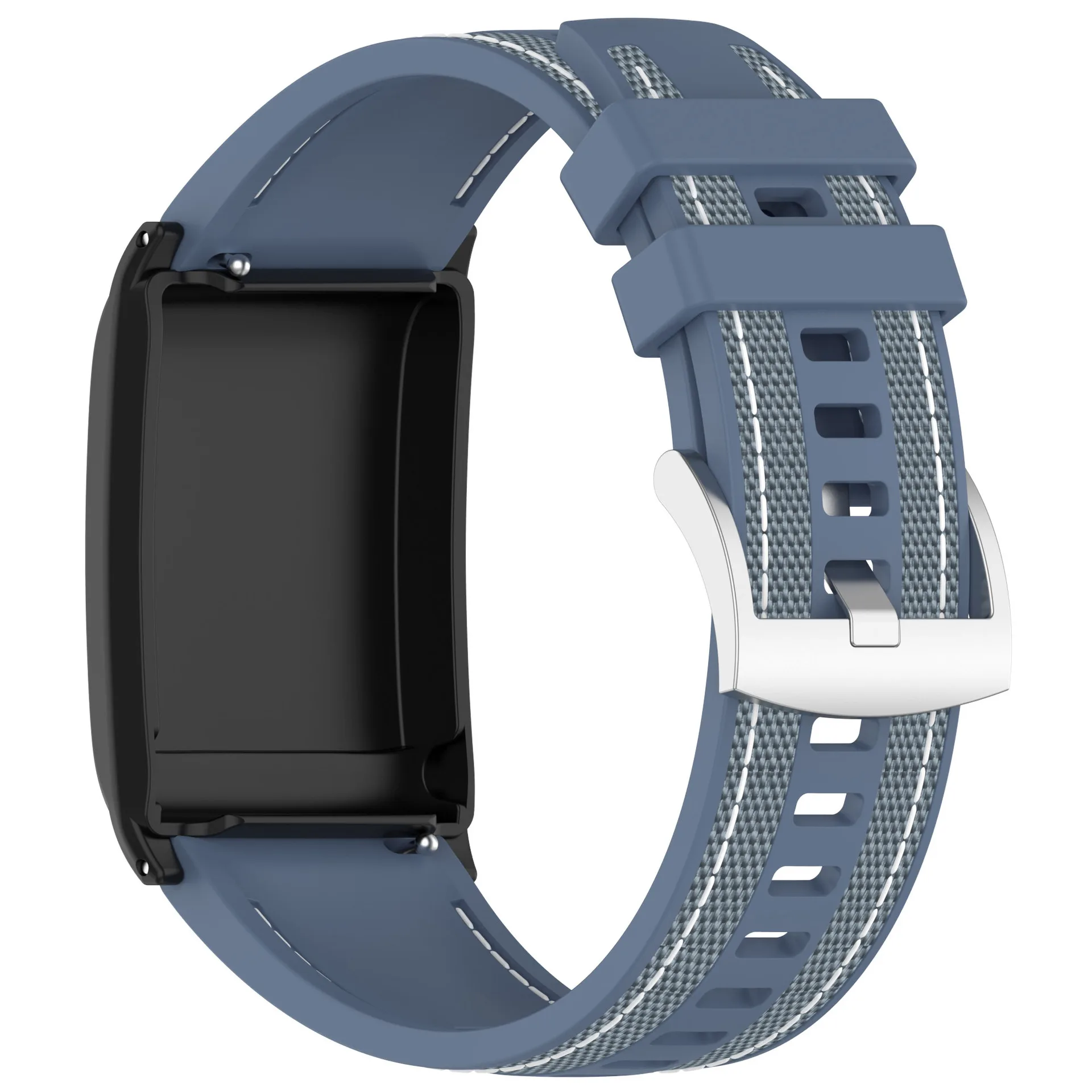 Woven Strap Watch Silicone Nylon Composite Wristband