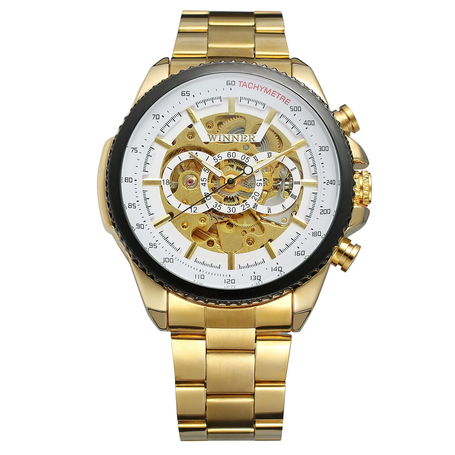 Hollow men's automatic mechanical watch