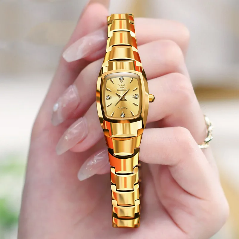 Tungsten Steel Quartz Watch Women's Watch Fashion