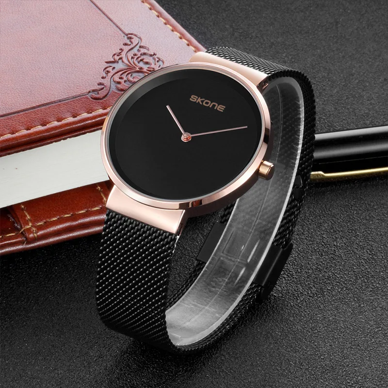 Quartz Watch Waterproof Fashion Simple Women's Mesh Strap Watch