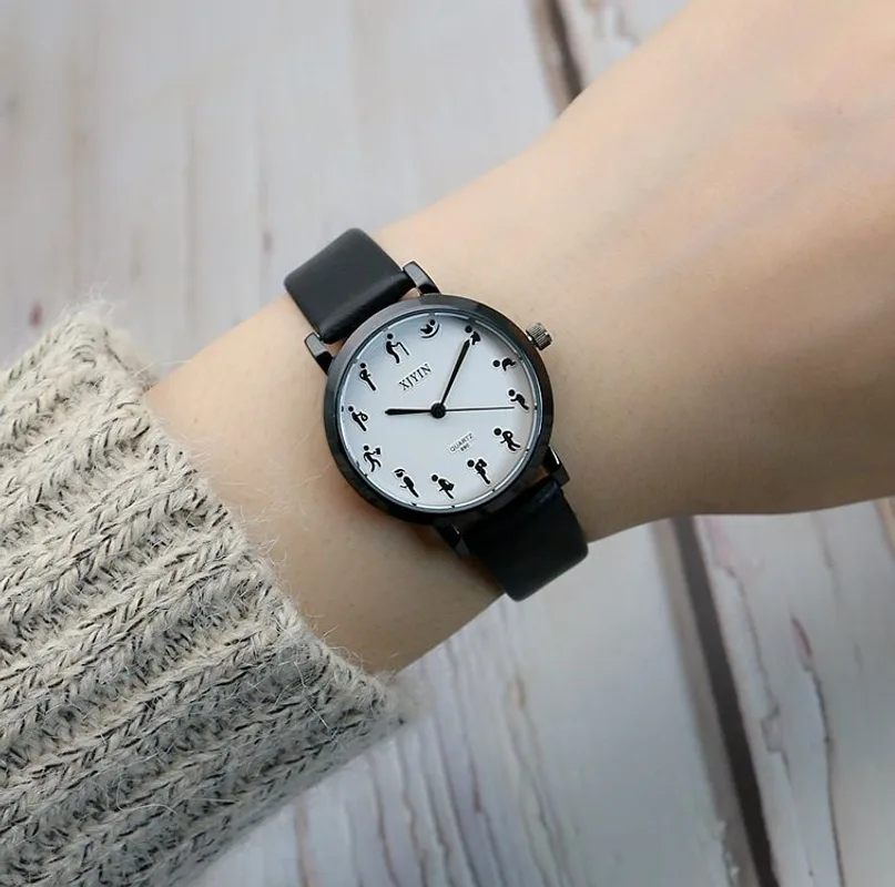Mori Personality Scale Quartz Watch Fashion Small Kit Men And Women
