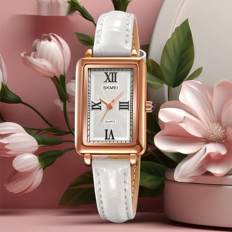 Rectangular Retro Waterproof Leisure Women's Quartz Watch