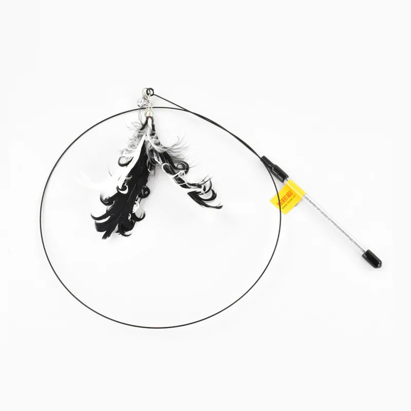 Tian Cat Funny Cat Stick Cat Toy Bird Feather Wire