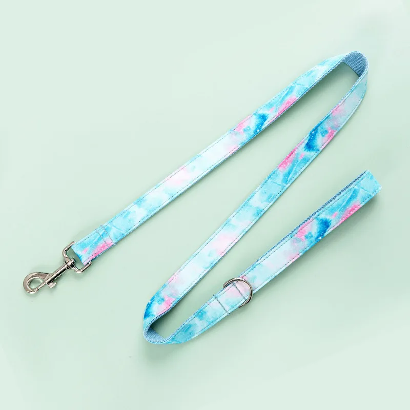 Printed Pet Collar Traction Rope Set
