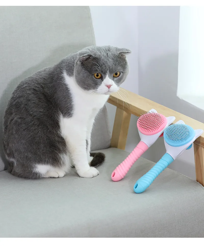 Pet Cat Long-Haired Short-Haired Dog Comb