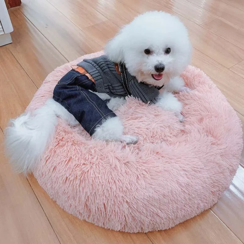 Autumn And Winter Thickening Plush Round Deep Sleep Cat Nest