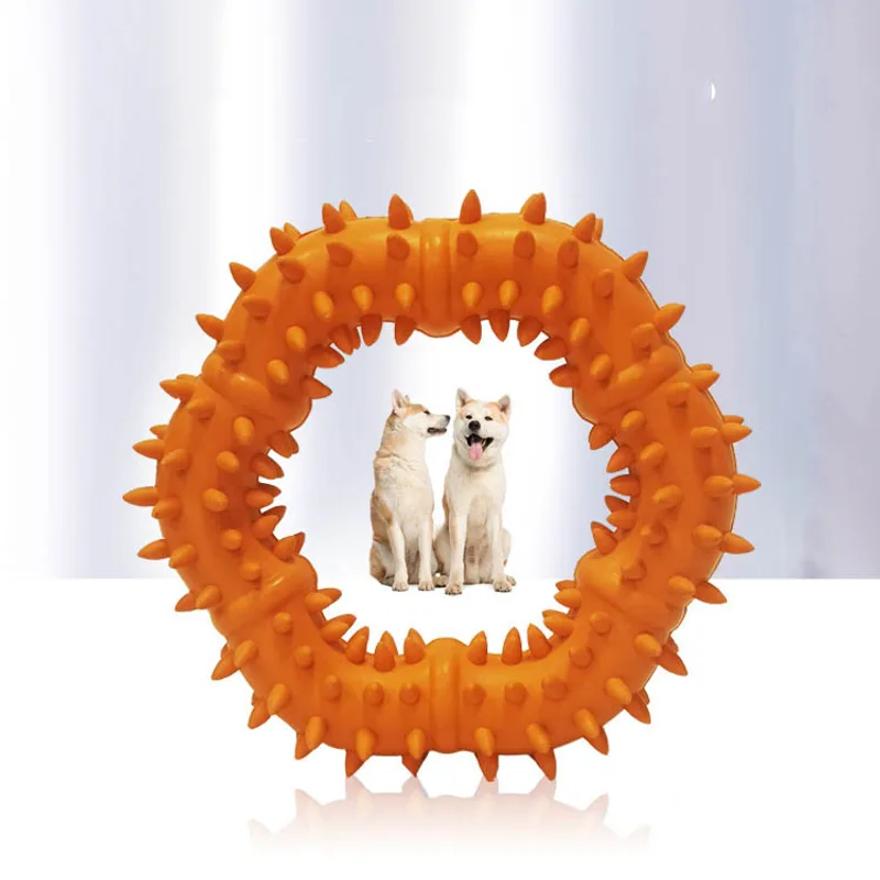 Simple Pet Toy Rubber Ring Molar Ring