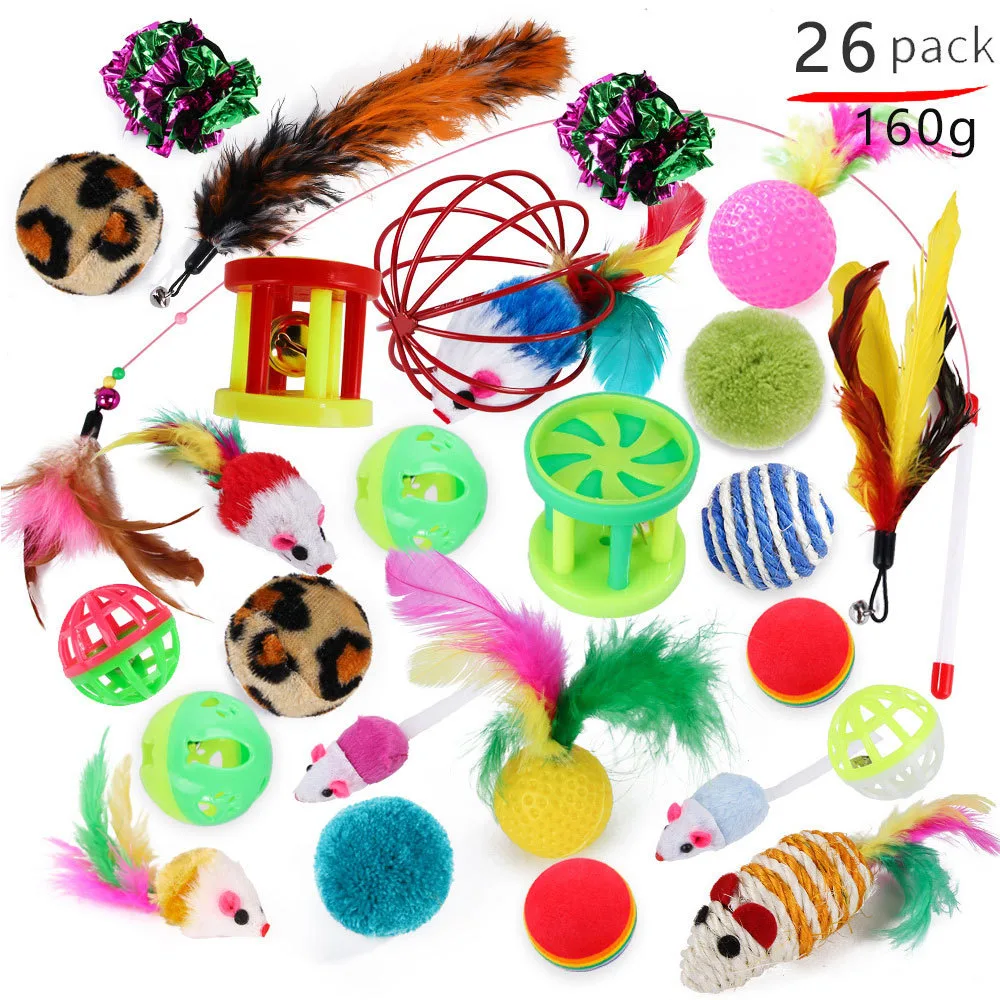 Bulk Cat And Kittens Multi Toys With Balls Set