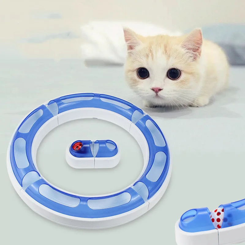 Educational Games Toy Racetrack Cat Turntable