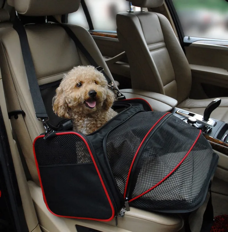 Pet Trolley Bag Mesh Car Kit