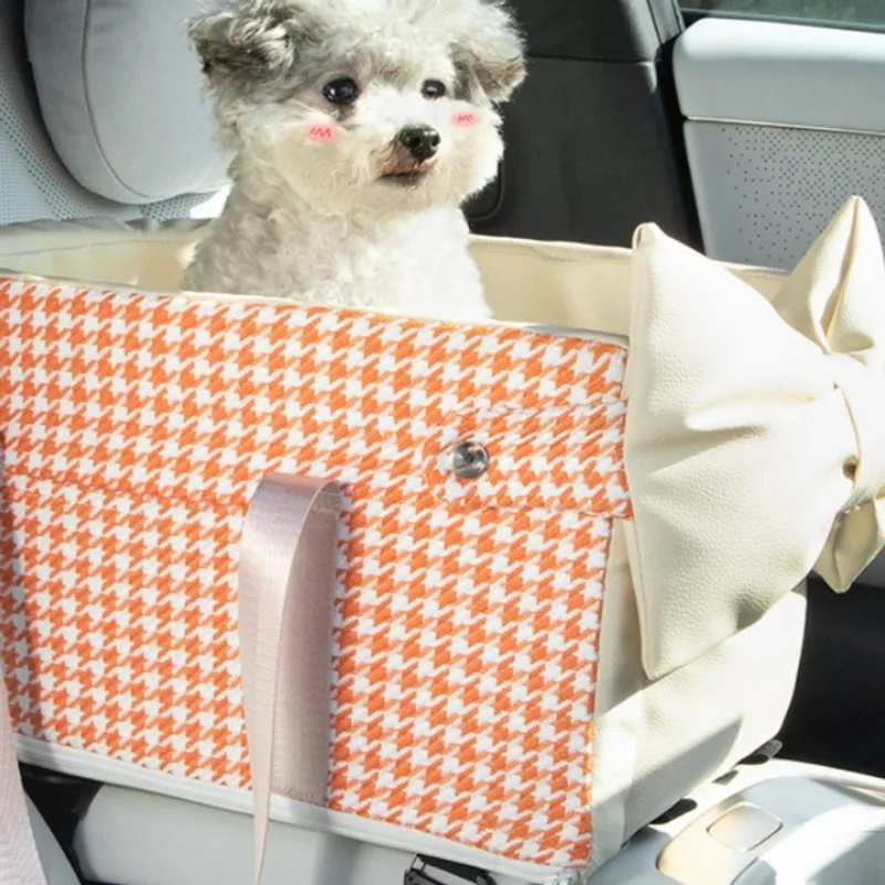 Small Pet Safety Seat In Car Nest Travel Car Cushion