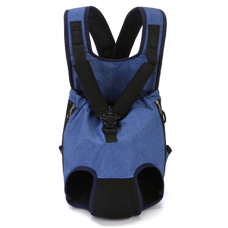 Pet Backpack Foldable Convenient Backpack Beautiful And Practical Canvas Mesh Bag