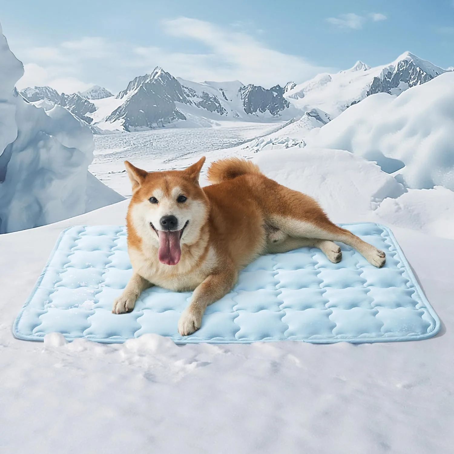 Machine-washable Cooling Pet Ice Mat