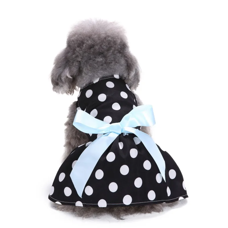 Polka Dot Pet Clothes Skirt Summer Dress Watermelon Skirt Pet Summer Dress Dog Clothes Strawberry Skirt