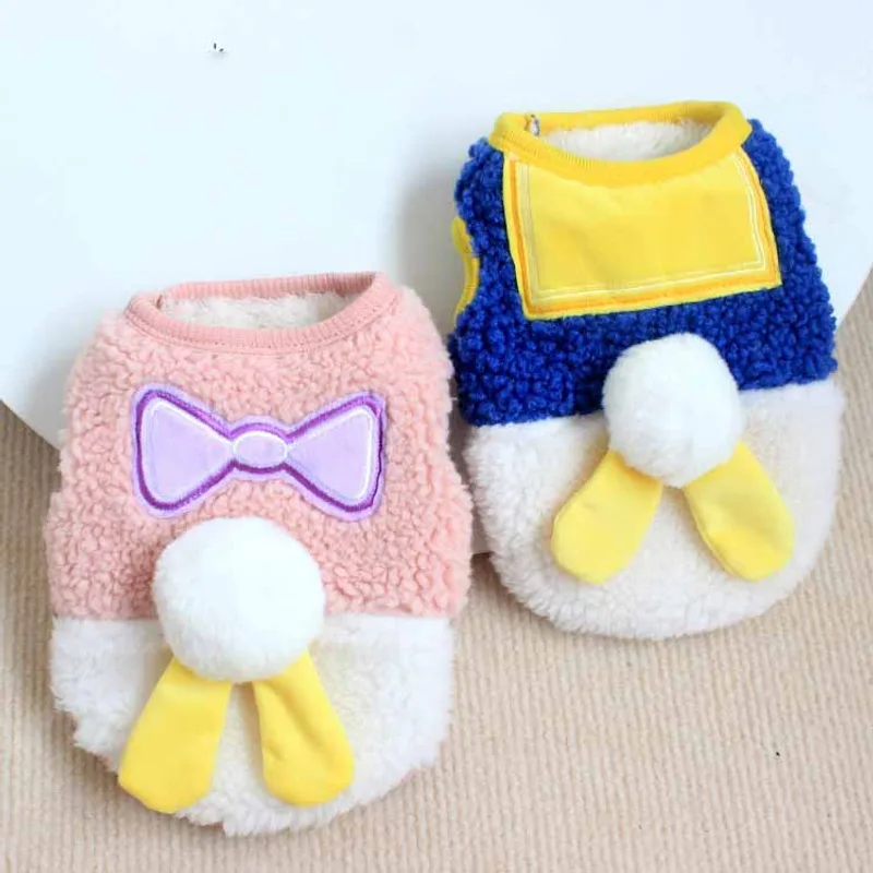 Contrasting Color Pet Vest Dog Cotton Vest