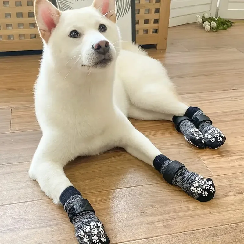 Dog Medium-sized Dog Waterproof Anti-drop Warm Indoor Pet Ankle Sock