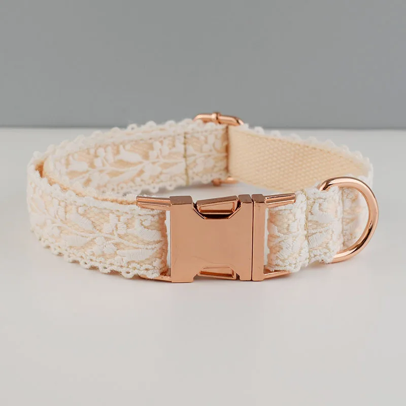 Velvet Pet Collar Traction Rope
