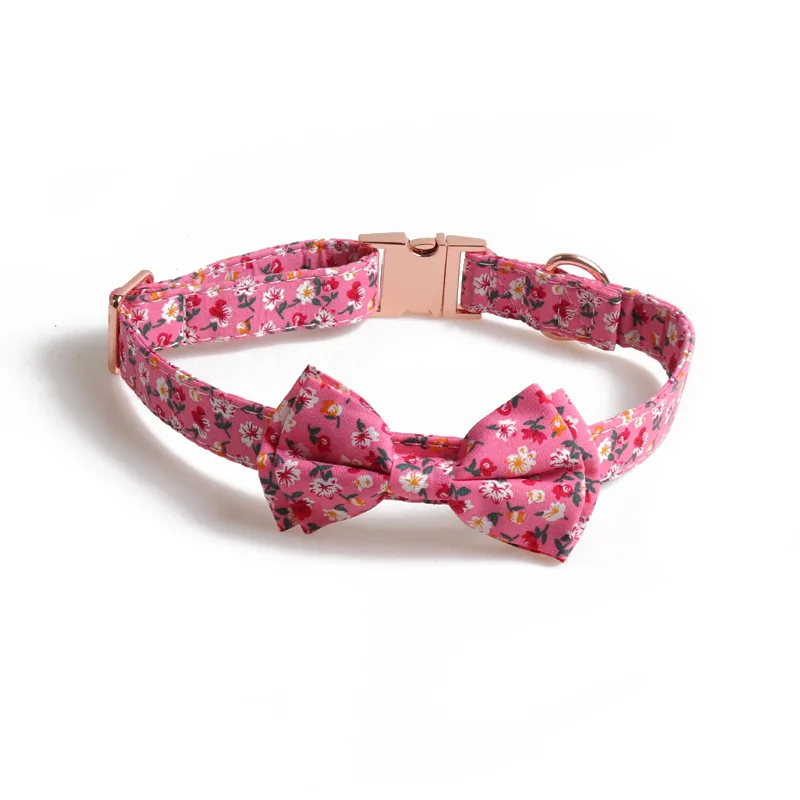 Brand New Metal Bow Pet Collar