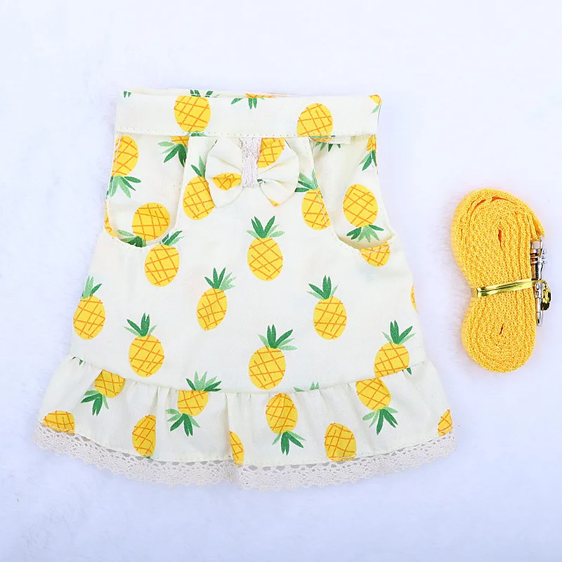 Rabbit Hand Holding Rope Chest Back Lace Skirt