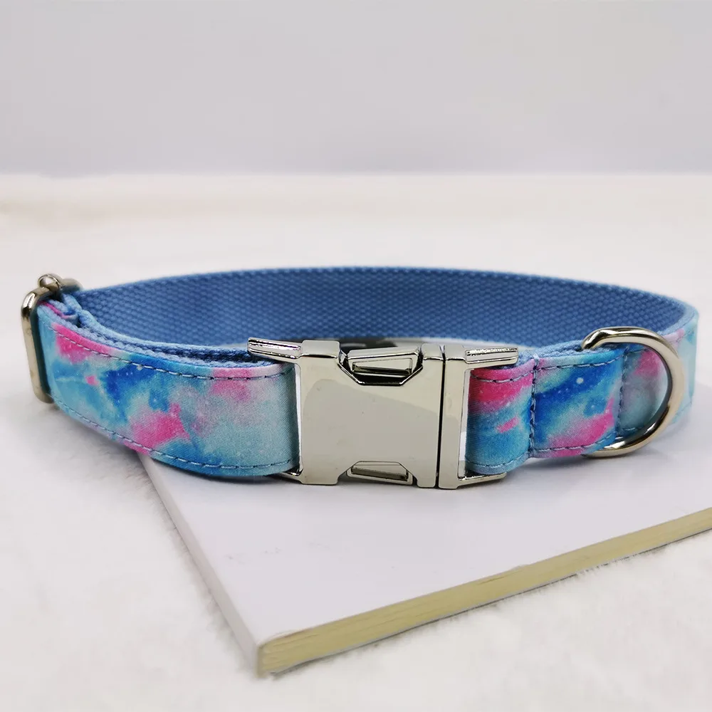 New Style Pet Collar Zinc Alloy Buckle Can Be Engraved Dog Collar