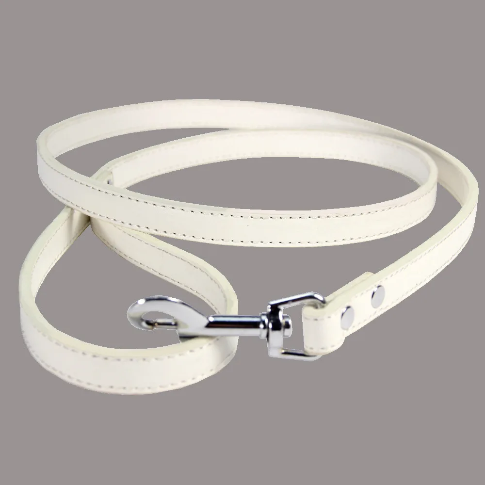 Pet Leash Cat PU Leather Dog Chain