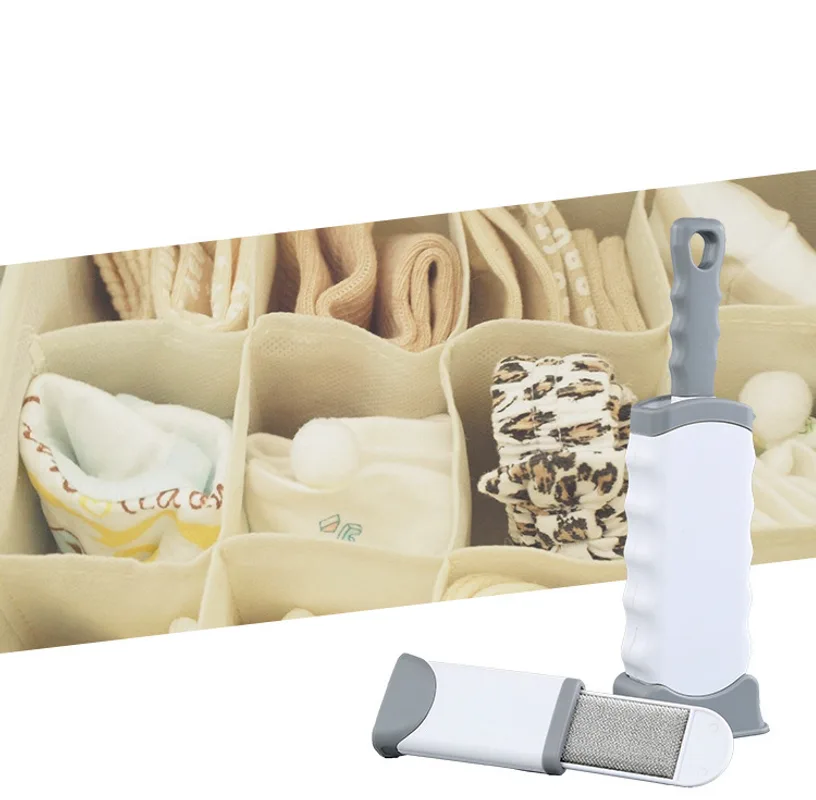 Household pet hair removal brush