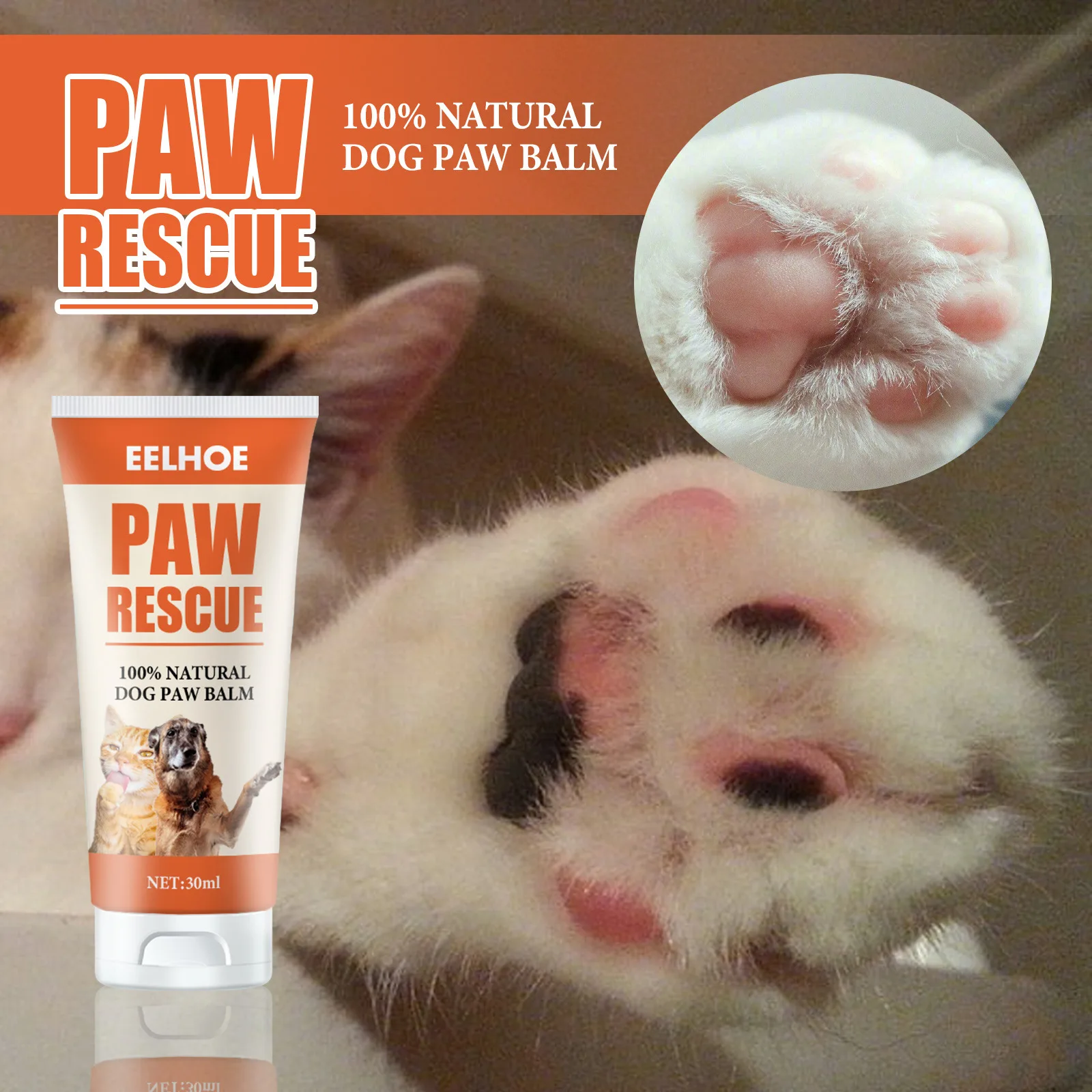 Pet Foot Pad Claw Cream Cat Dog Foot