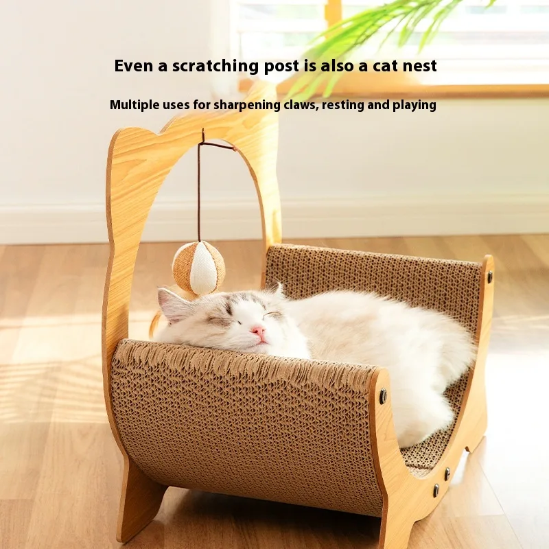 Durable And Comfortable Cat Scratch Board That Does Not Shed Debris