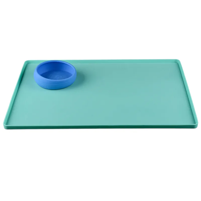 Portable foldable car pet silicone pad