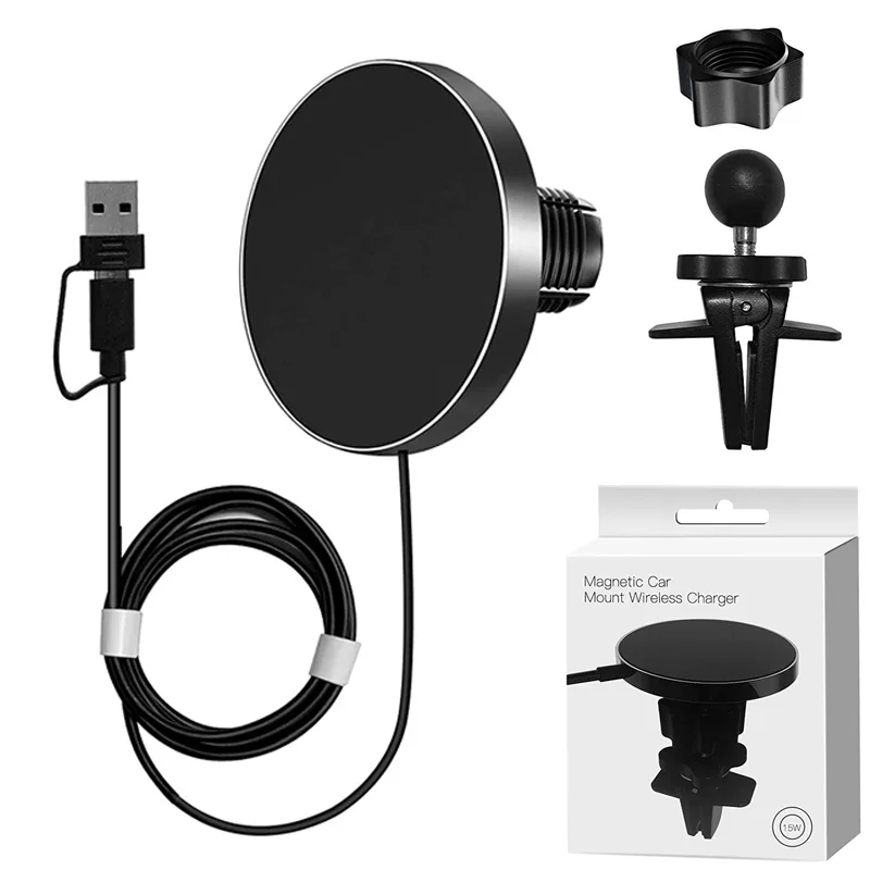 Magnetic Car 15W Car Magnetic Wireless Charger
