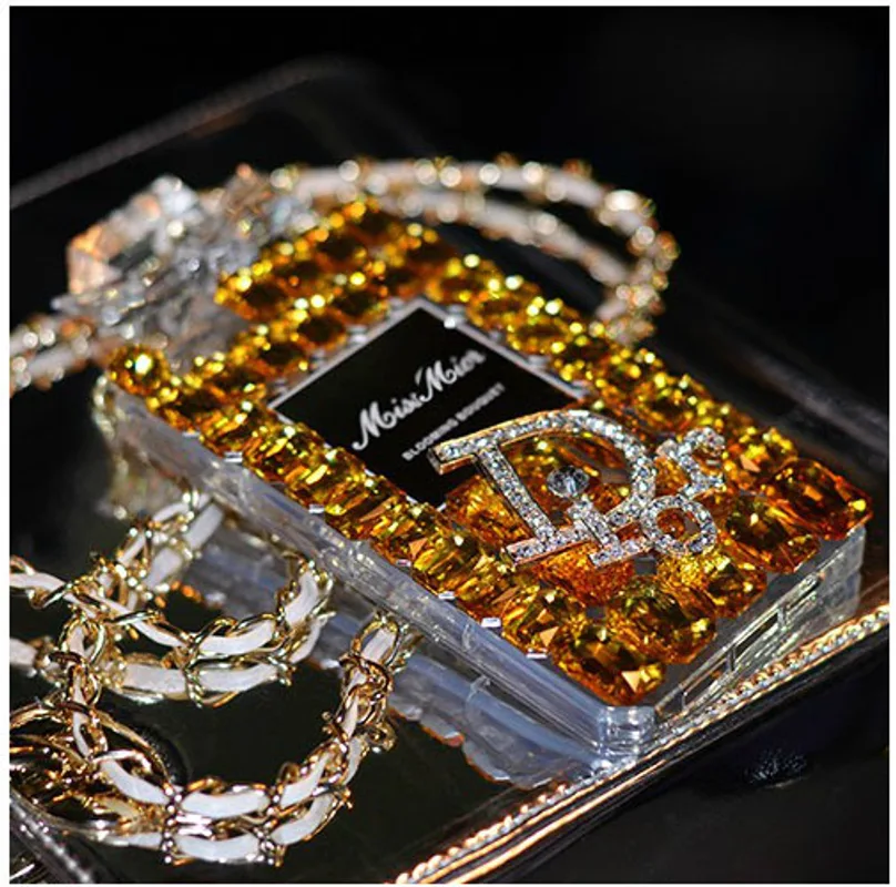 Perfume bottle bow phone case