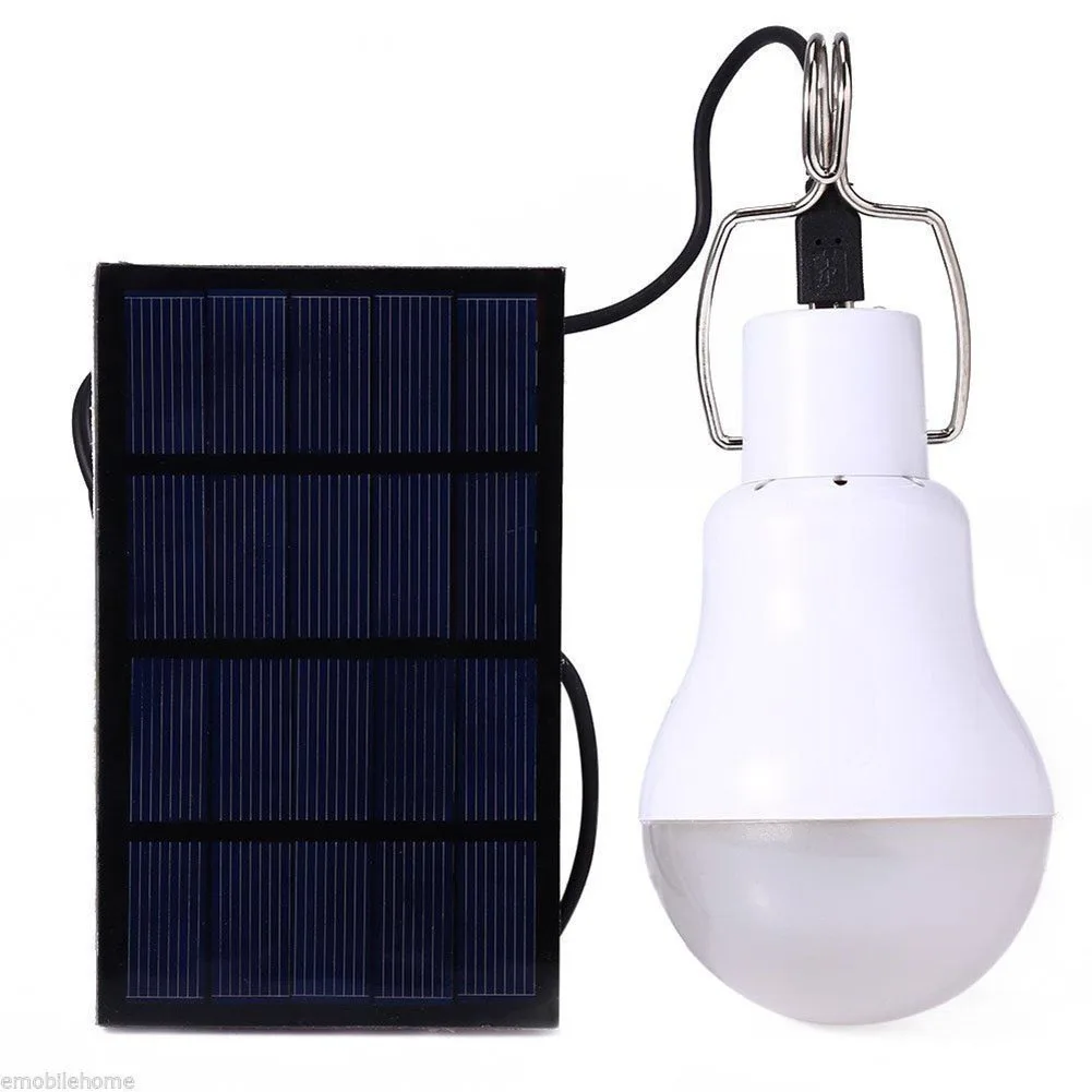 Ortable solar energy lamp charged by LED lamp