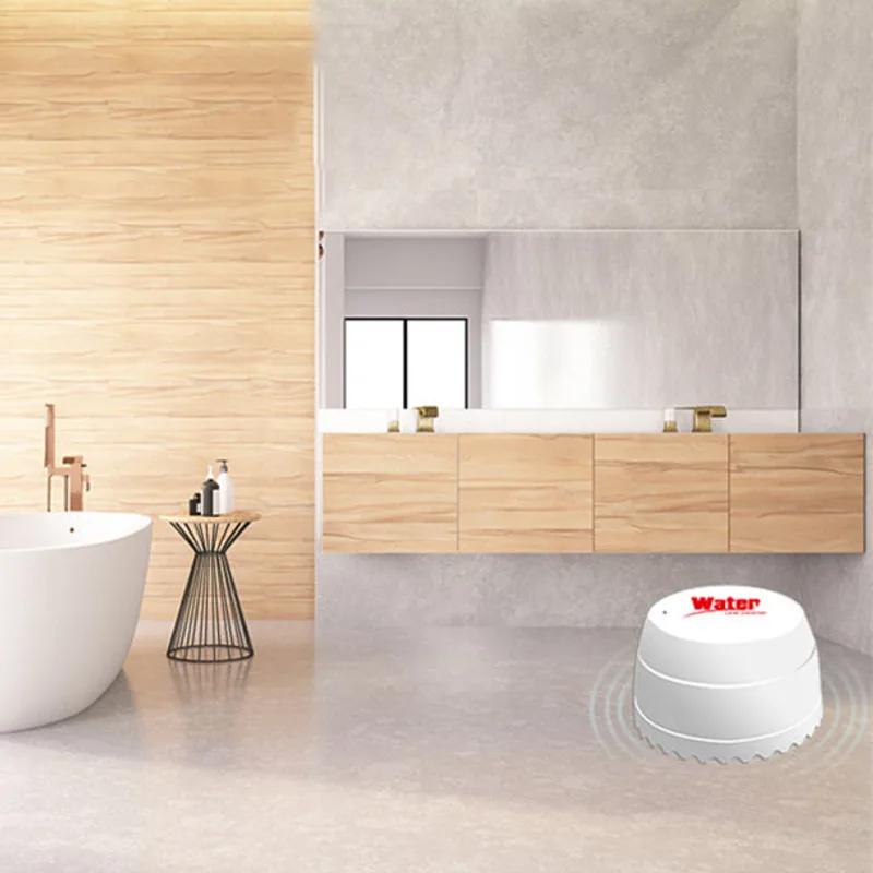 WiFi Smart Leakage Alarm Home Overflow Flood Detector With Buzzer