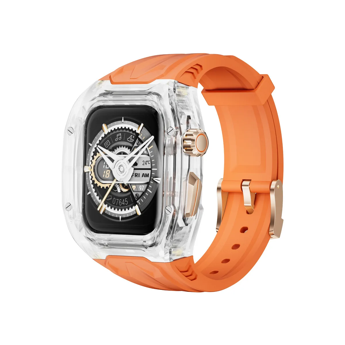 Richard Style Transparent Watch Case Strap