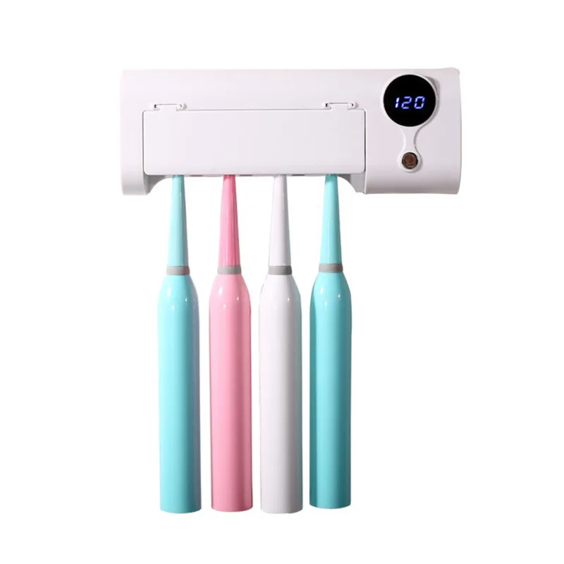 Simple Household Smart Wall-mounted Sterilizer Cover Air-dried Toothbrush Holder