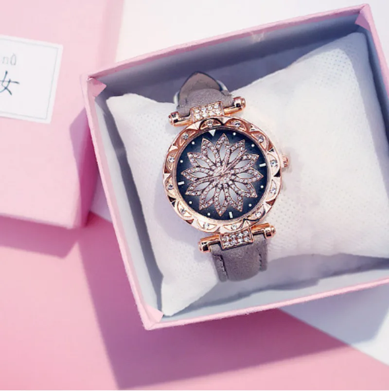 Full Diamond Watch Female Fashion Trend Waterproof Simple Female Watch