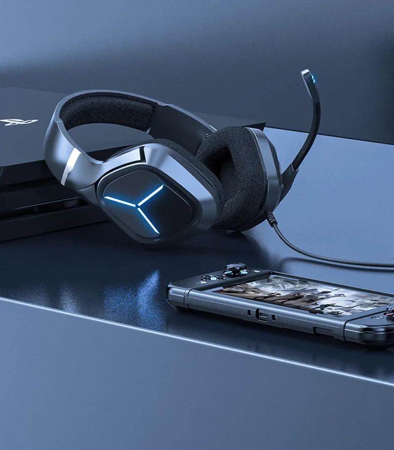 Head Mounted Computer Gaming Headset PS4