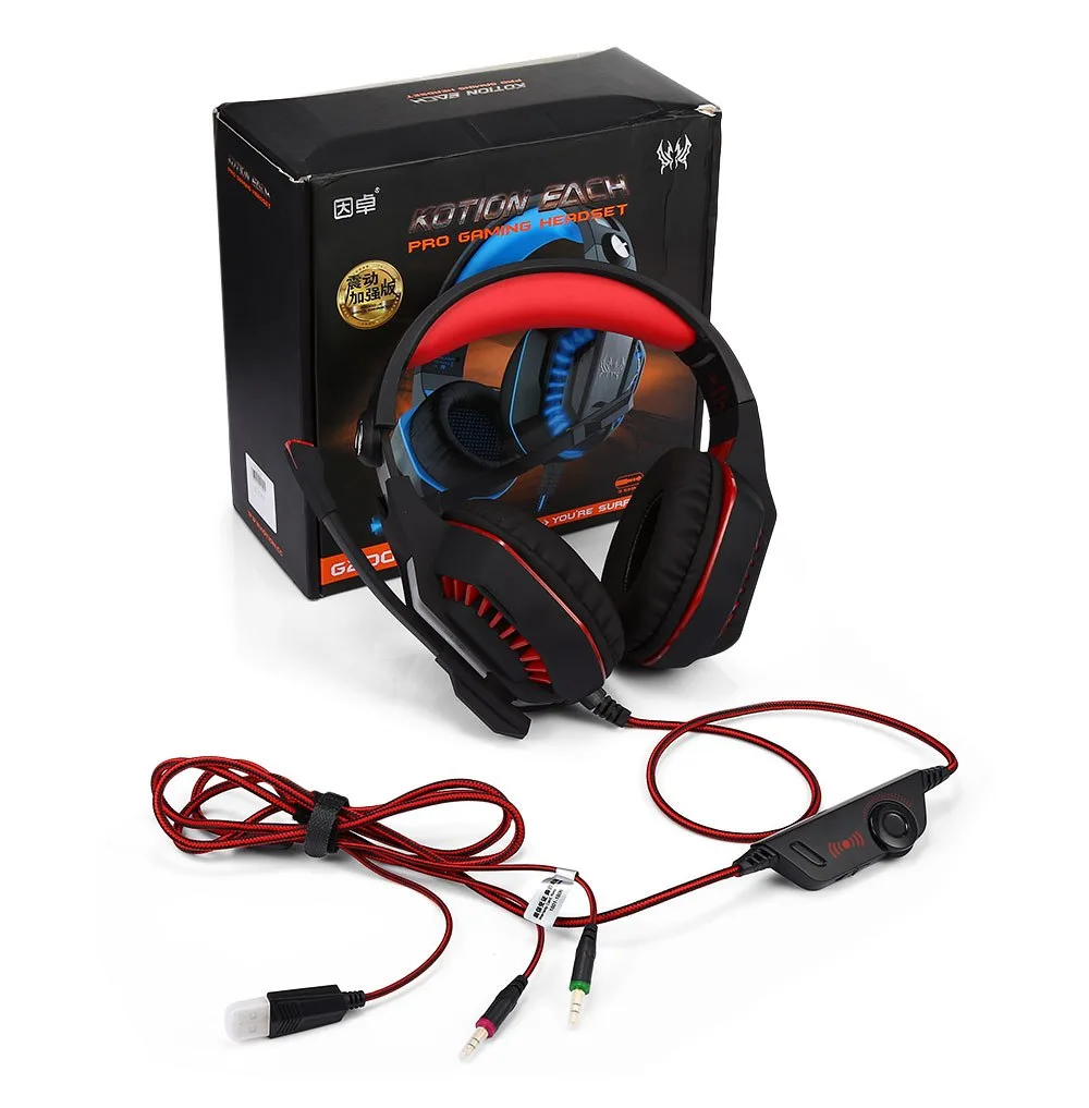 Computer Gaming Headset E-sports Headset with Microphone