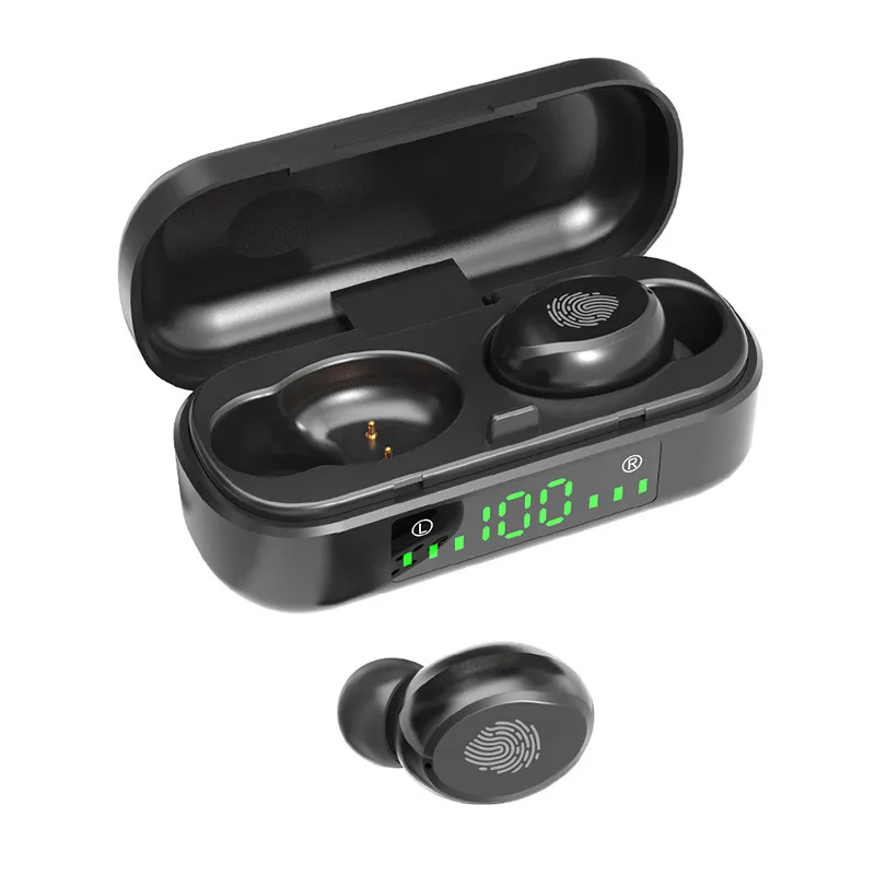 Wireless Bluetooth Headset Binaural Mini In-Earbud Style