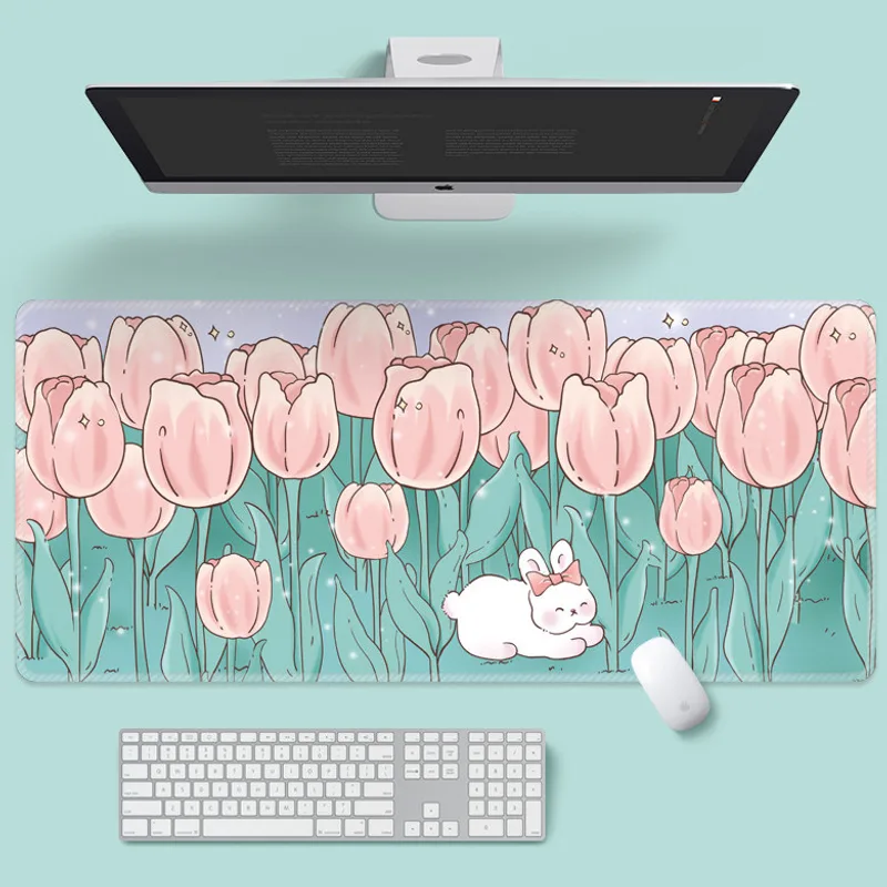 Flower Mouse Pad Super Cute Cartoon Laptop Keyboard Pad