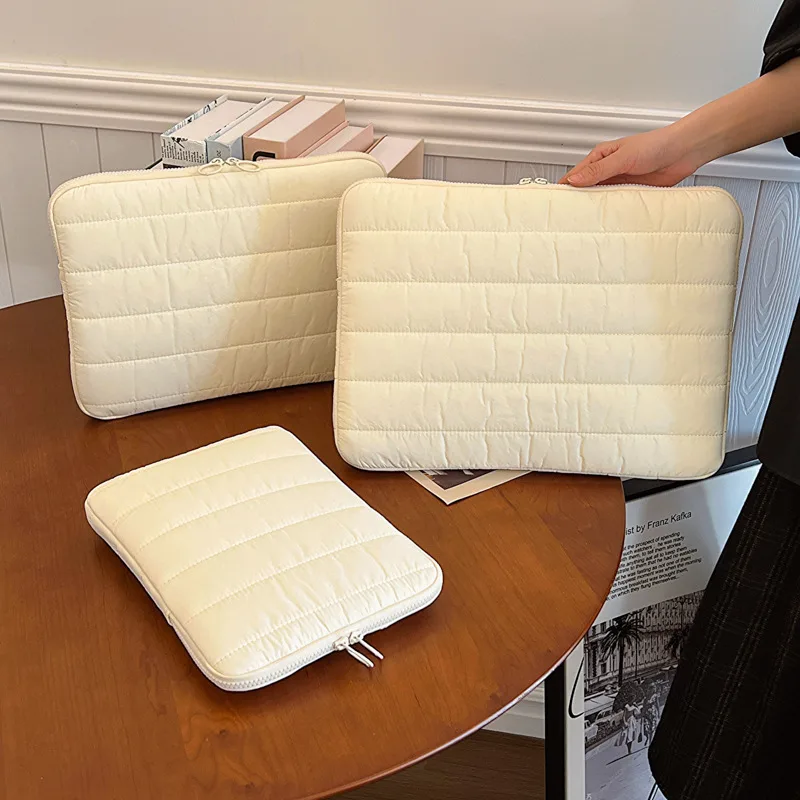 Simple Stitching Splicing Laptop Tablet Case