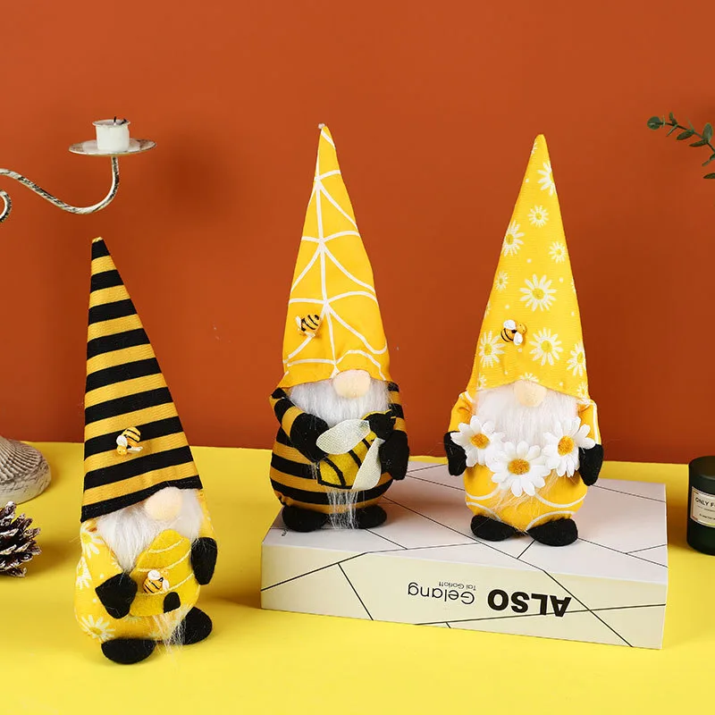Bee Festival Cute Doll Window Decoration Supplies