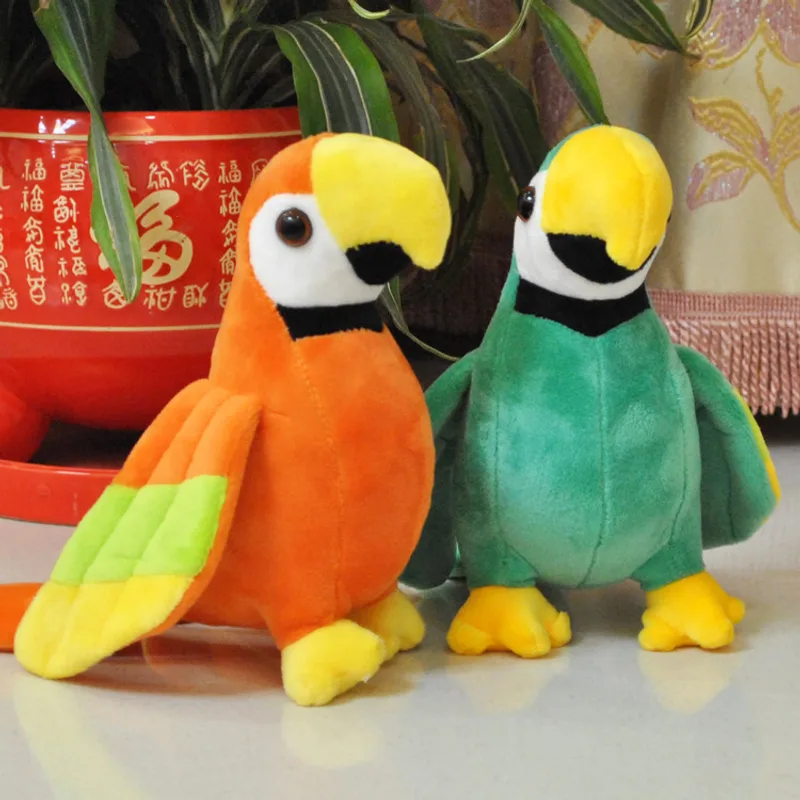 Simulation Parrot Doll Plush Toy Birthday Gift